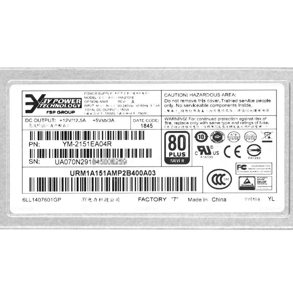 P63474-001  HPE 150W AC POWER SUPPLY FOR SUPERDOME FLEX RACK MGMT CONTROLLER RMC